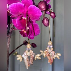 Freshwater Pearl Seraphim Earrings
